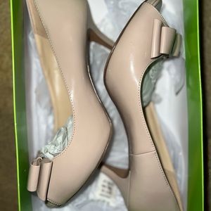 Katie & Kelly Eleanore Nude Peep Toe Pumps